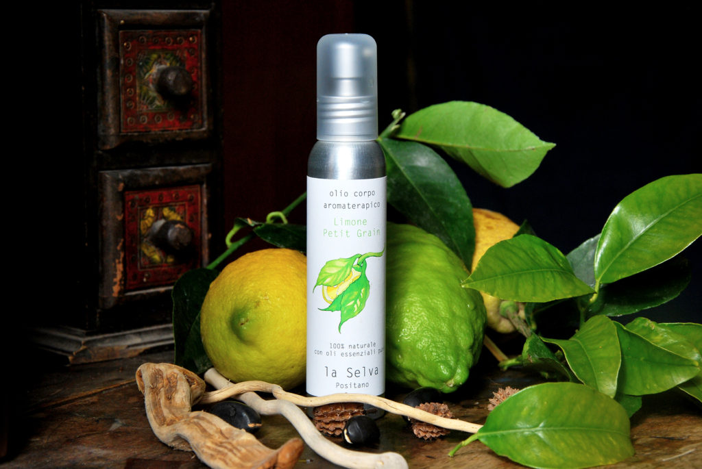 Olio corpo Limone e Petitgrain - 100 ml - La Selva Positano
